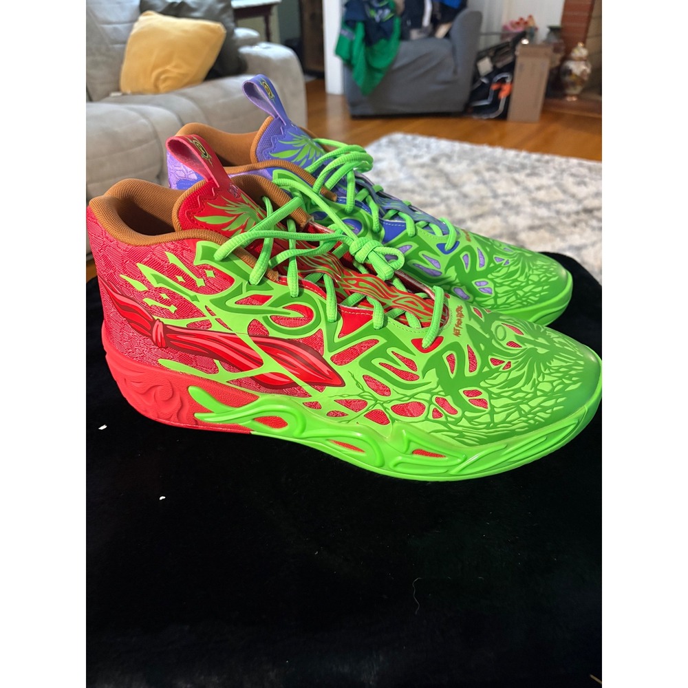Puma MB.03 x TMNT Teenage Mutant Ninja Turtles LaMelo Ball Shoes 312055-01Men 15